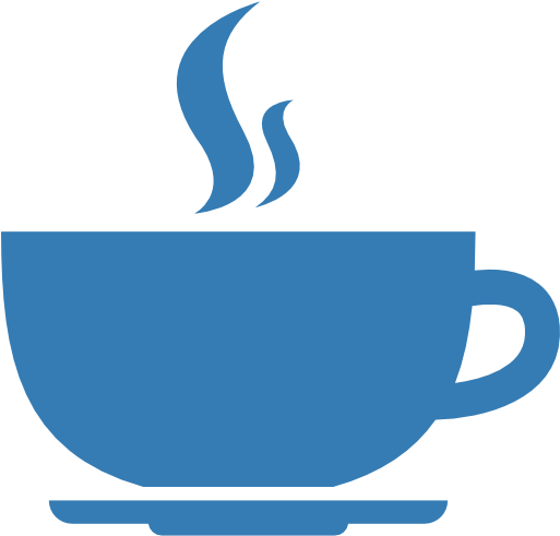 Icon Coffe Png Blue (512x512)