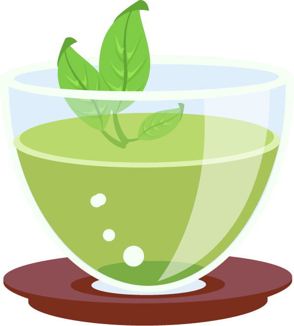 Tea Clipart Green Tea - Green Tea Clipart Transparent (600x665)