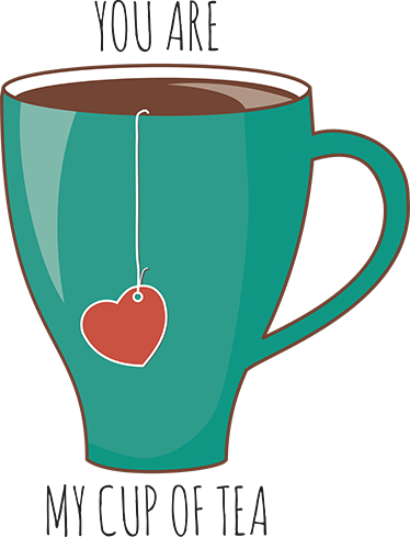 Stunning You Are My Cup Of Tea Sticker With Cup Of - My Cup Of Tea (374x489)