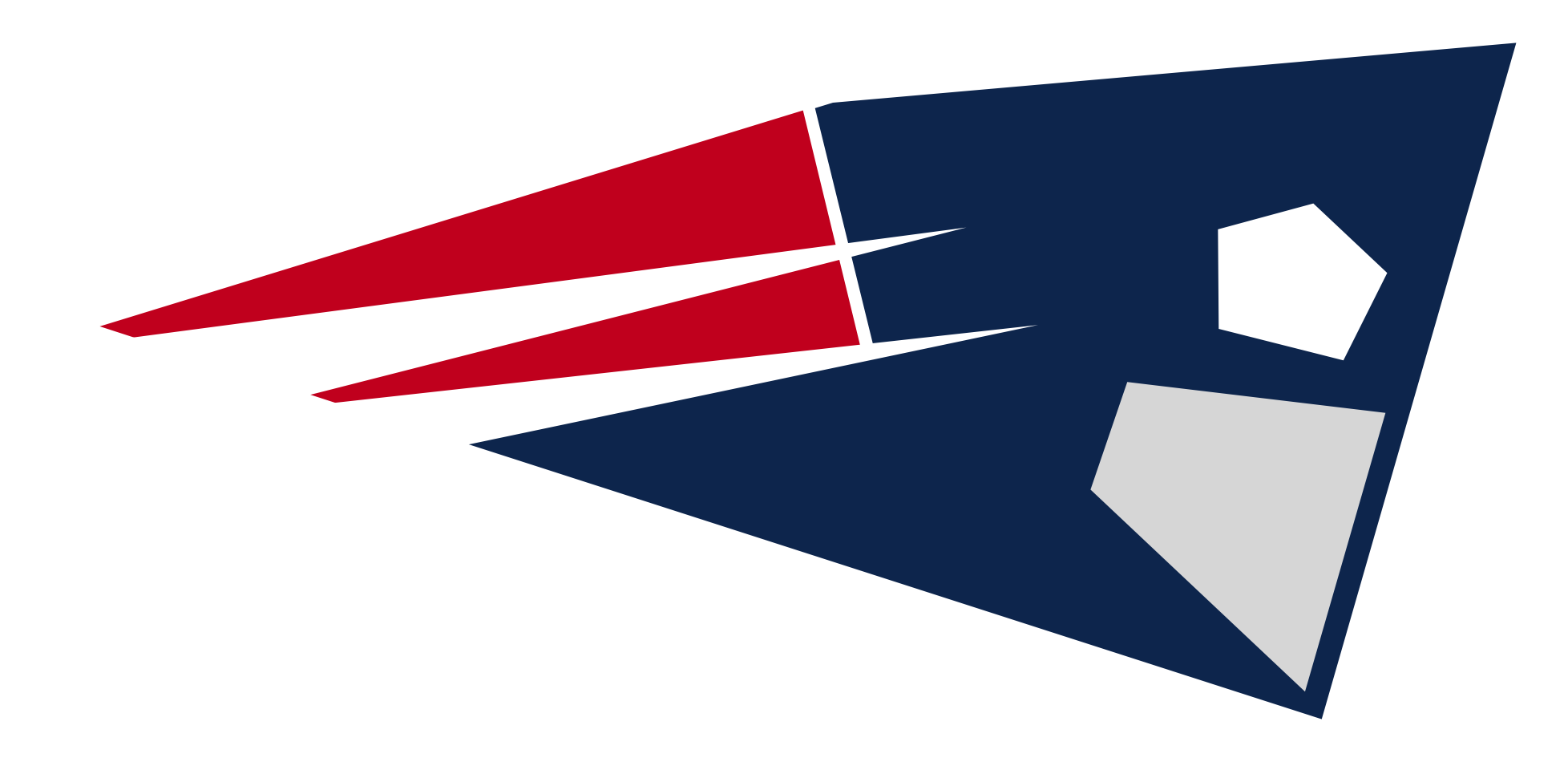 New England Patriots Nfl Football Team Abstract Futurist - Graphic Design (1956x955)