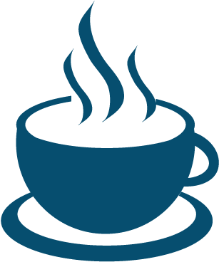 Car Wash - Coffee Blue Icon Png (416x416)