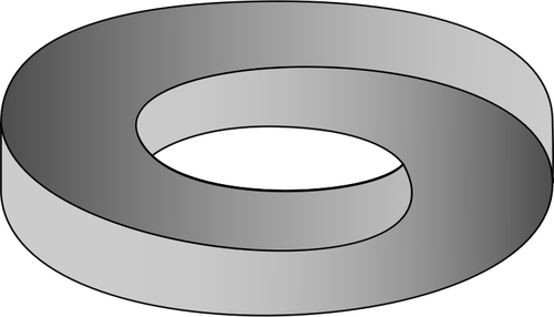 Silver Wedding Ring Vector Clip Art Public Domain Vectors - Illusion Png (500x286)