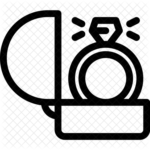 Wedding Icon - Engagement Ring Icon Png (512x512)