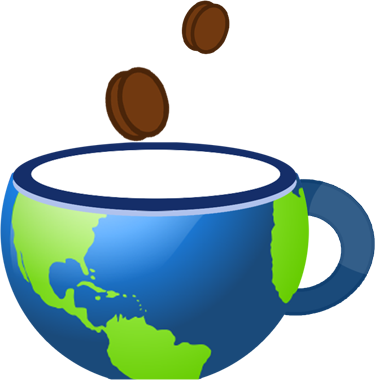 Click On Each Of The Coffee Beans To View Details - Earth Clip Art (375x380)