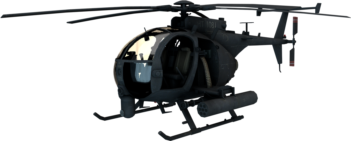 Black Helicopter Png (1280x720)