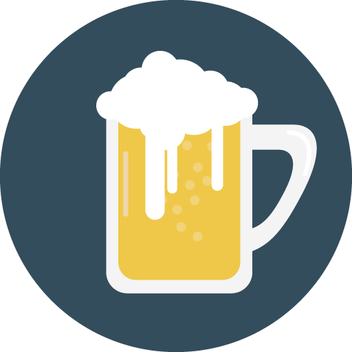 Beer Icon - Alcohol Flat Icon Png (512x512)