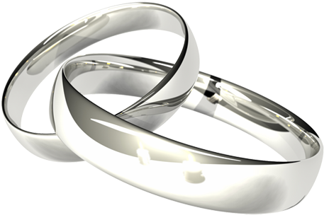 Image Of Wedding Clipart - Silver Wedding Ring Transparent Background -  (640x360) Png Clipart Download