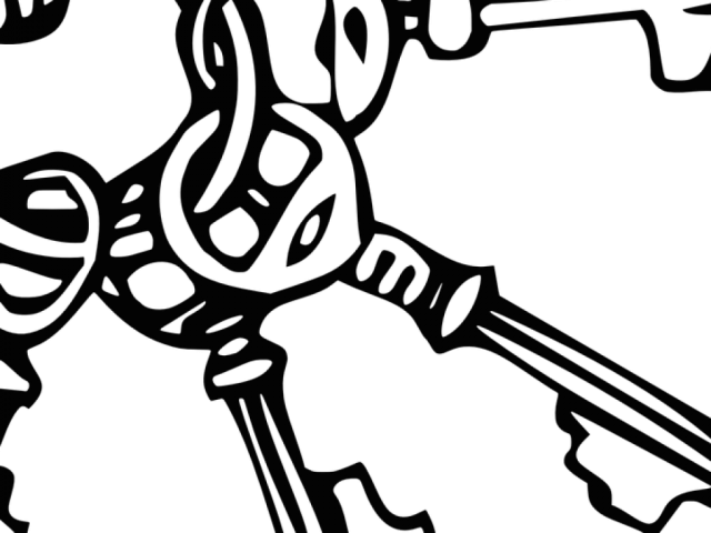 Keys Clipart Classroom - Key Clip Art (640x480)