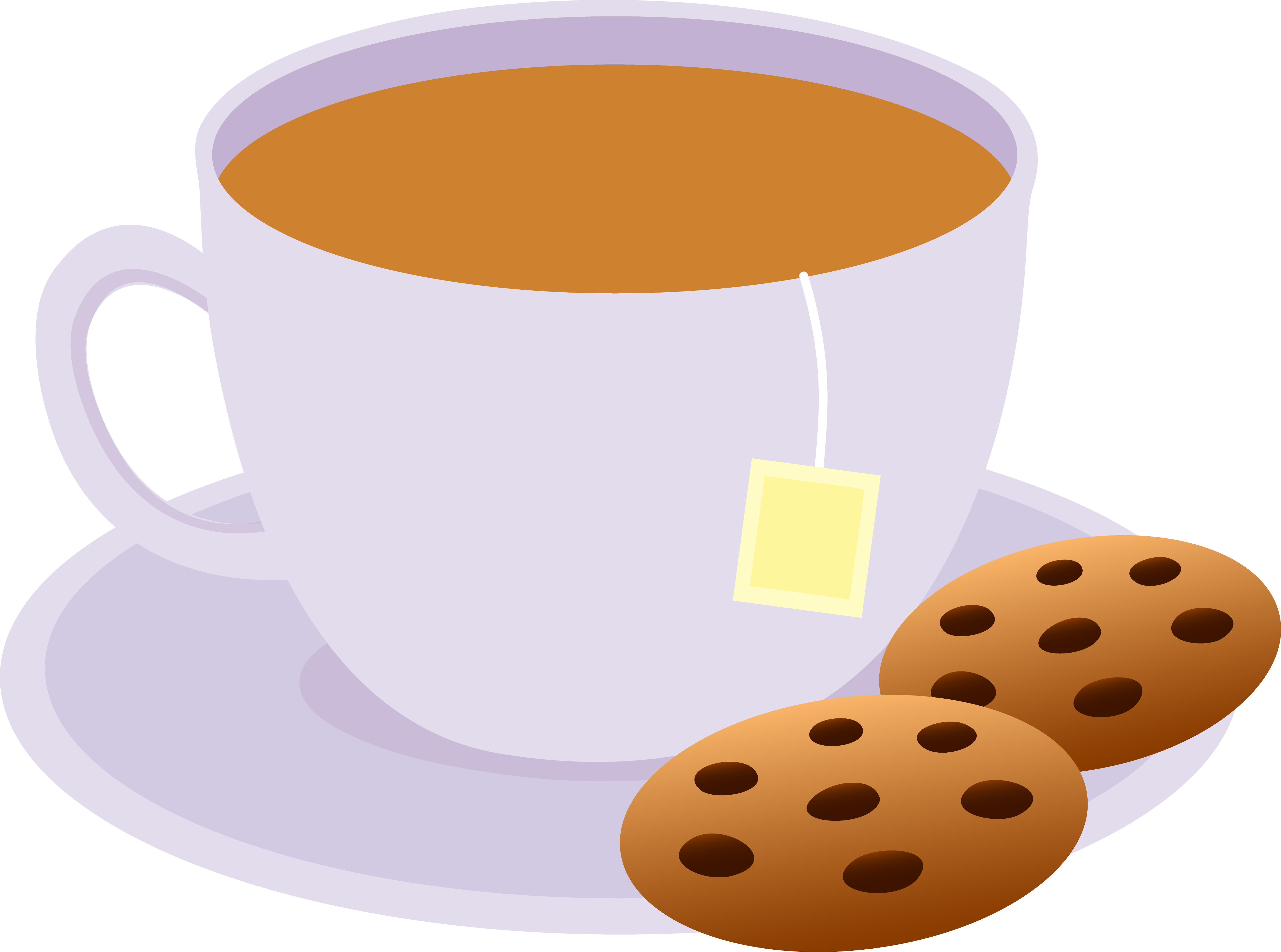 Tea Clipart Cup Tea Cookies Png - Portable Network Graphics (4908x3648)