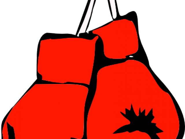 Animated Boxing Gloves - Red Boxing Glove Clipart.