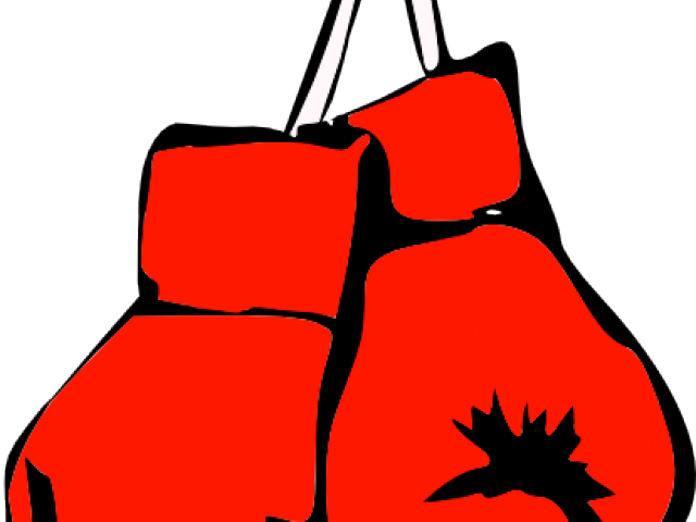 Animated Boxing Gloves - Red Boxing Glove Clipart (640x480)