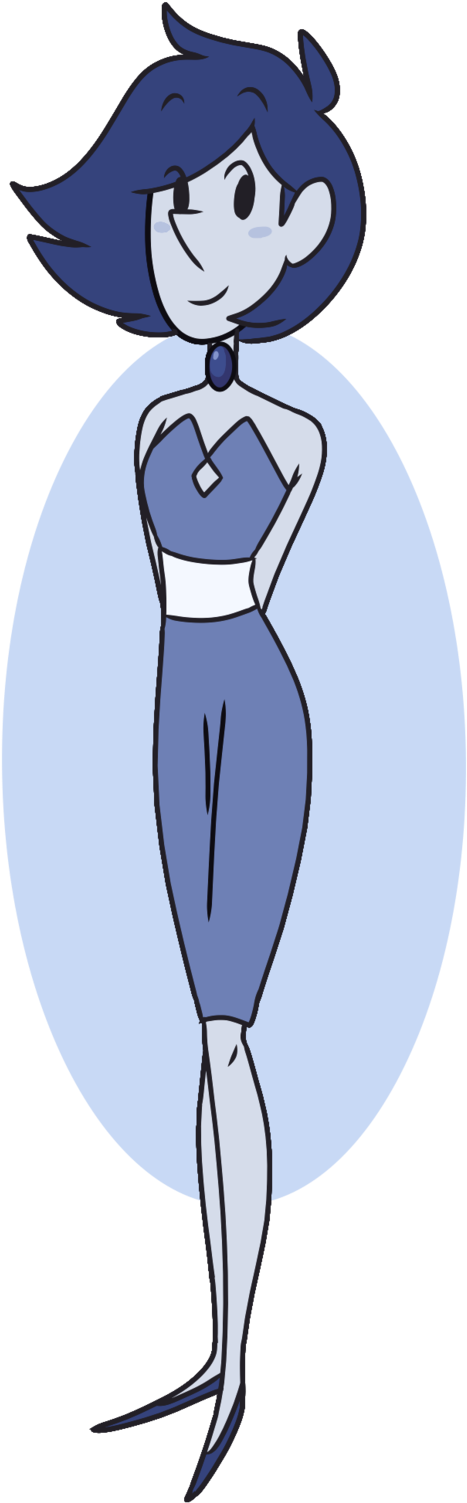 Night Blue Pearl Doodle By Icebergcabbage Night Blue - Cartoon (1024x1582)