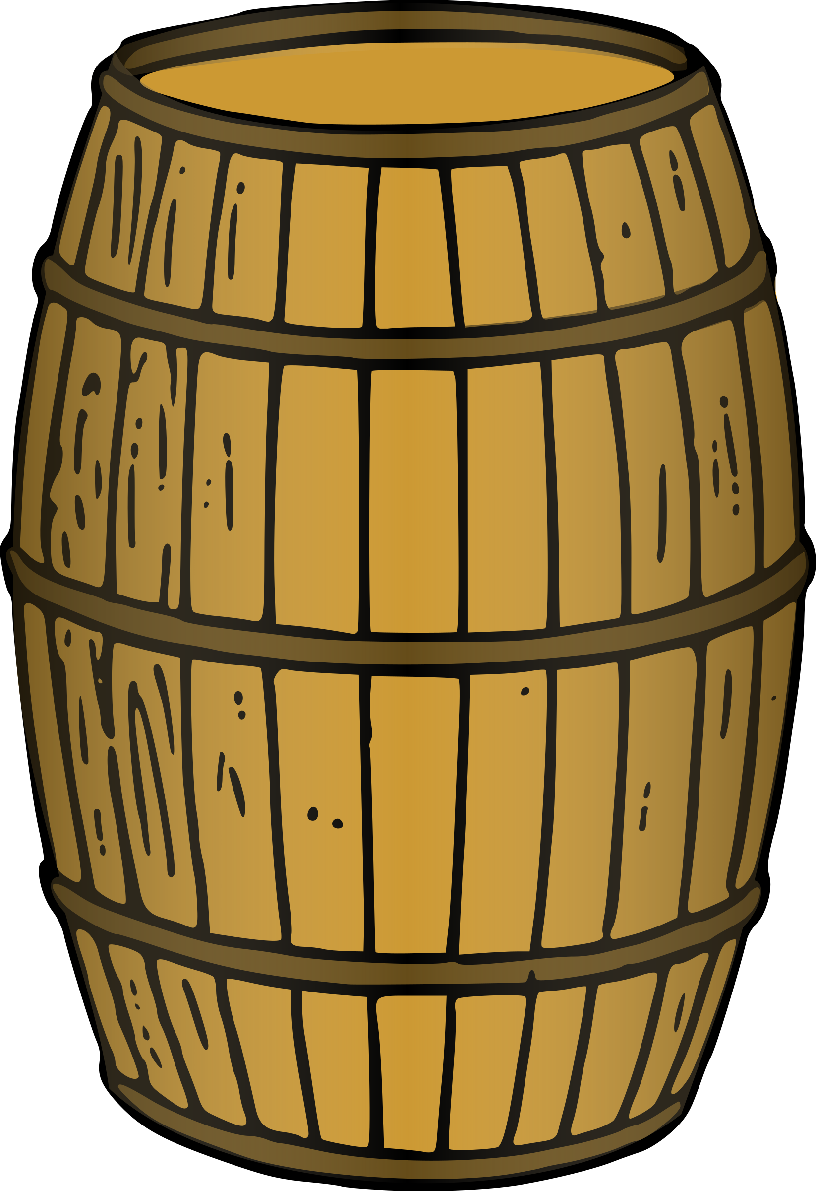 Medium Image - Barrel Clipart (1646x2400)