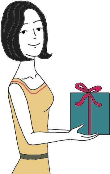 Birthday Presents - Cartoon (600x600)