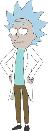 28 Collection Of Tiny Rick Drawing - Tiny Rick Drawing (332x443)