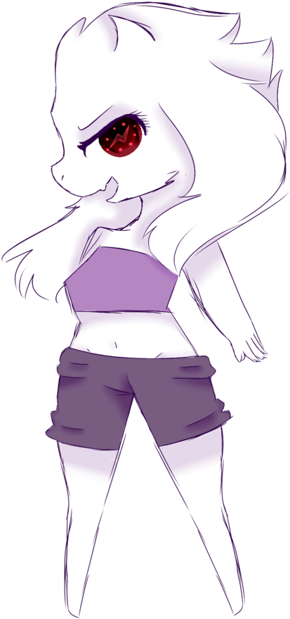 Punk Toriel Chibi By Vinylluna Punk Toriel Chibi By - Cartoon (1024x1024)