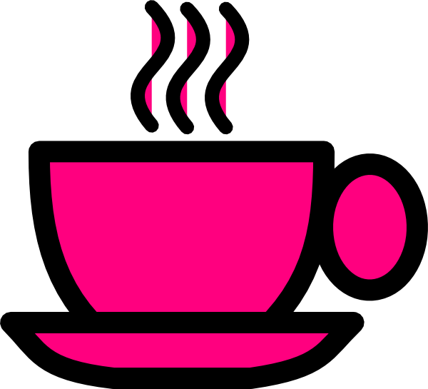Pinktea Cup Clip Art - Coffee Cup Clipart Png (600x545)