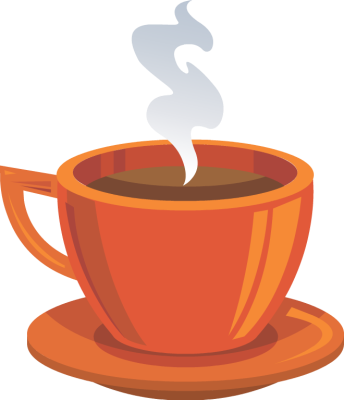 Coffee Clipart Teacup - Cup Of Tea Animated (344x400)