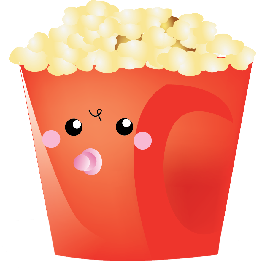 Carnival Popcorn Clip Art Clipart Wikiclipart - Popcorn Clipart Cute (883x922)