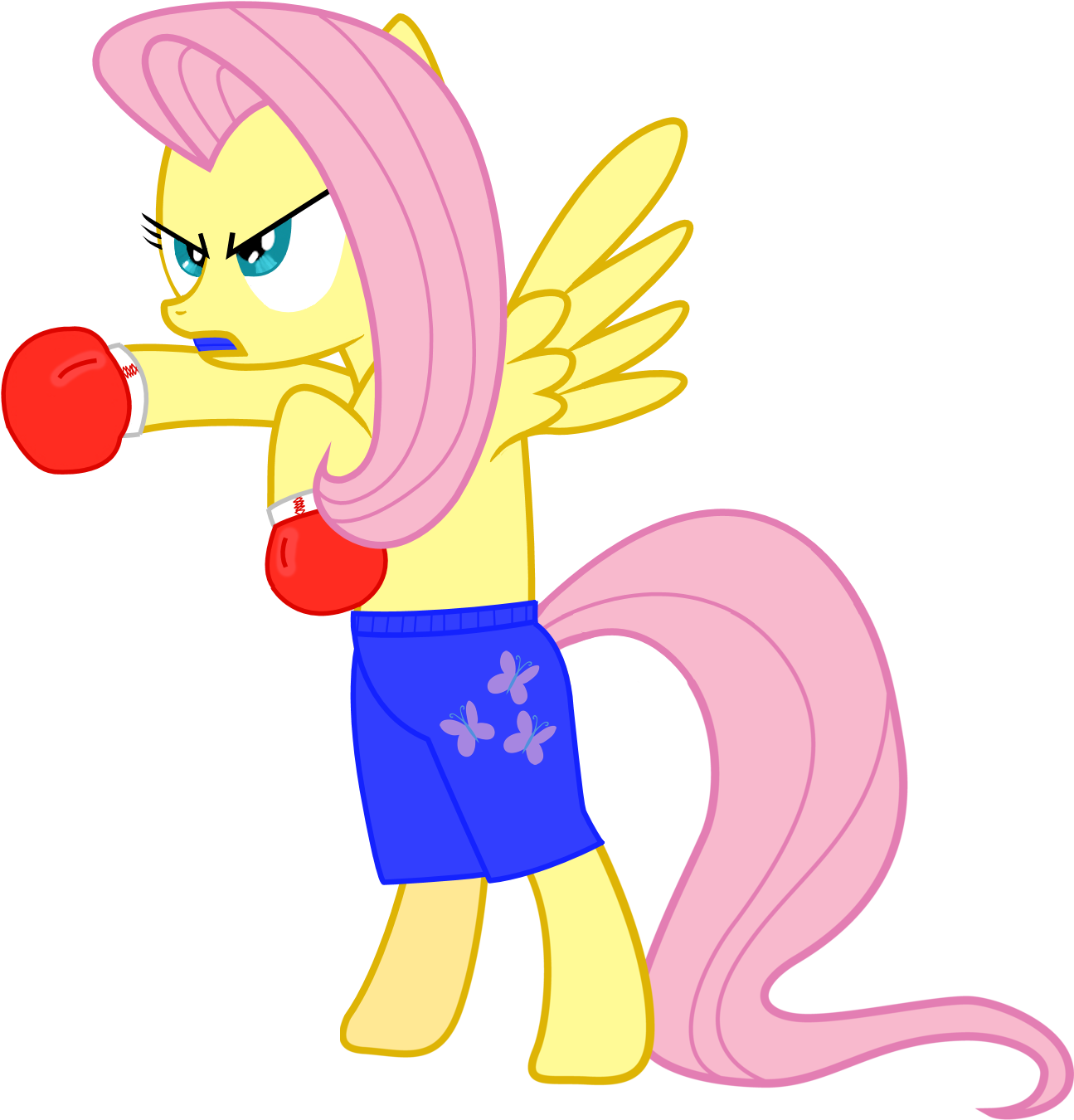 Totallynotabronyfim, Bipedal, Boxing, Boxing Gloves, - Cartoon (1299x1356)