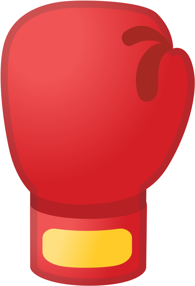 Google - Boxing Glove Emoji Png (1024x1024)