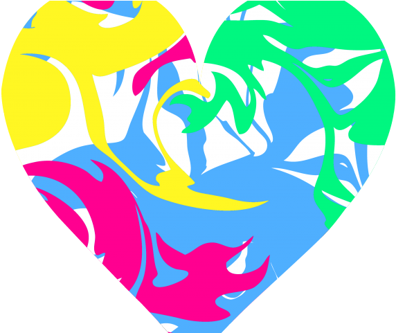 Heart Clipart Clipart Colourful Heart - Colorful Heart Clipart (640x480)