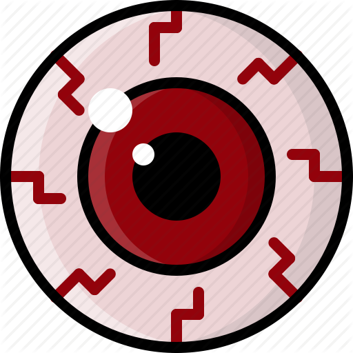 Pink Eyes Clipart Bloodshot Eye - Red Eyes Icon Png (512x512)