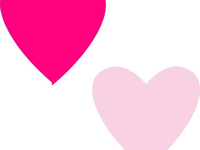 Heart Clipart Clipart Pink Double Heart - Pink Heart Clipart Png (640x480)