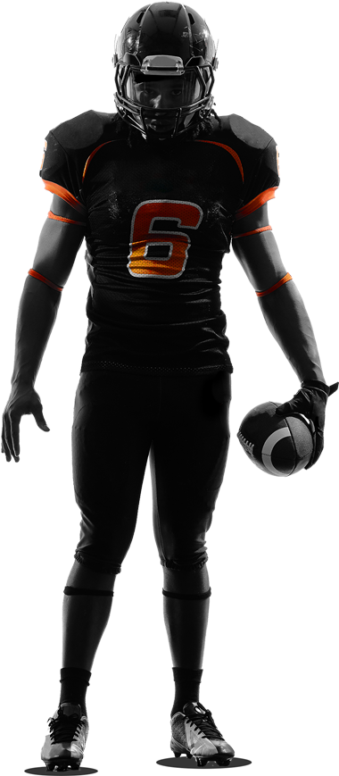 Clipart Info - American Football Player Transparent Background (2560x975)