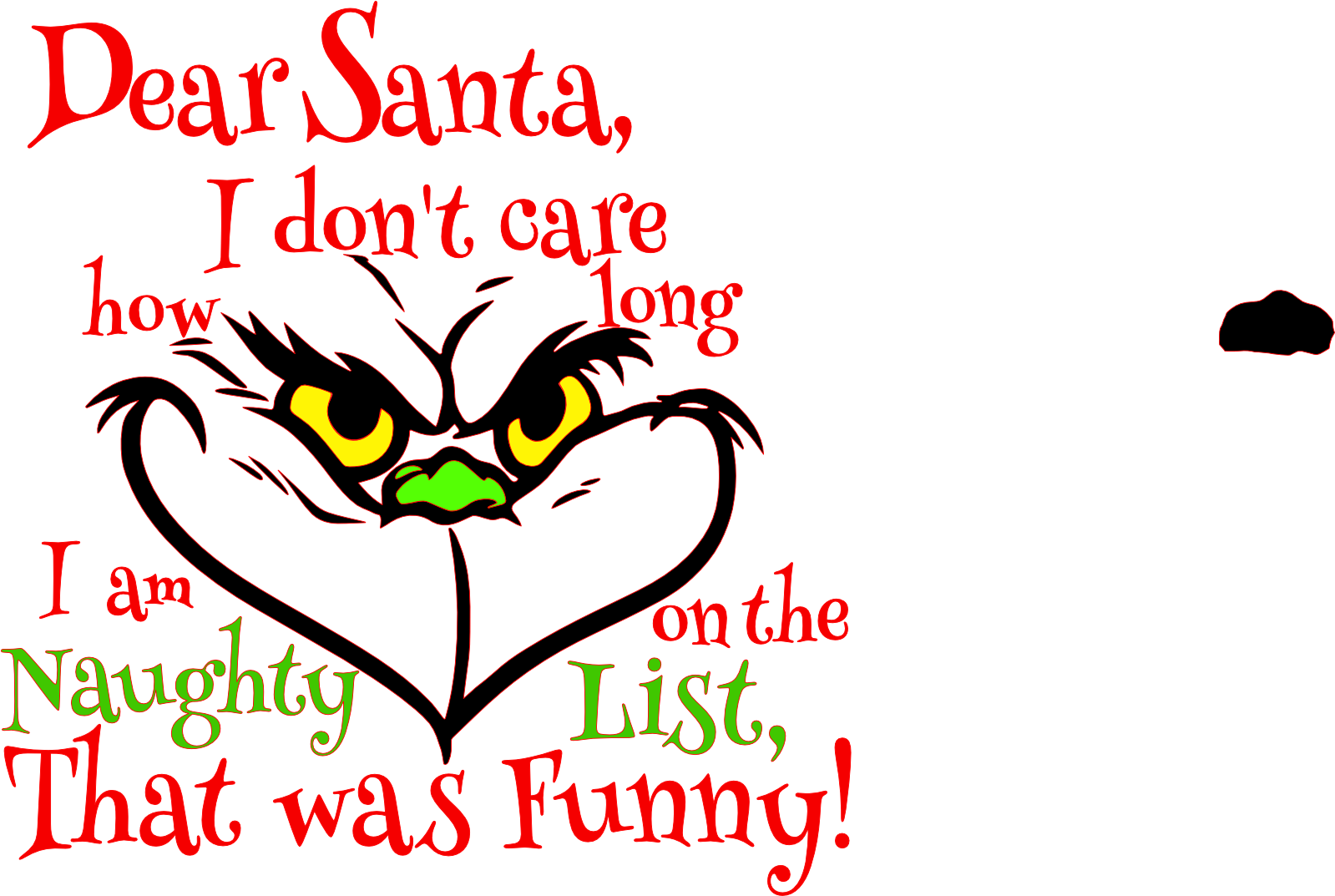 Movies, Personal Use, Grinch Naughtylist, - Thomas Wilde Asymmetrical Drape Tunic (1598x1316)