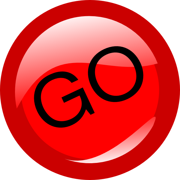 Red Go Button Png (600x600)