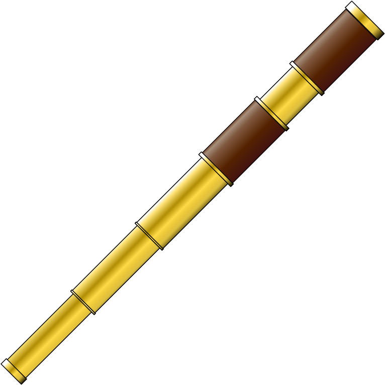 Free Vector Spyglass - Clip Art (800x800)