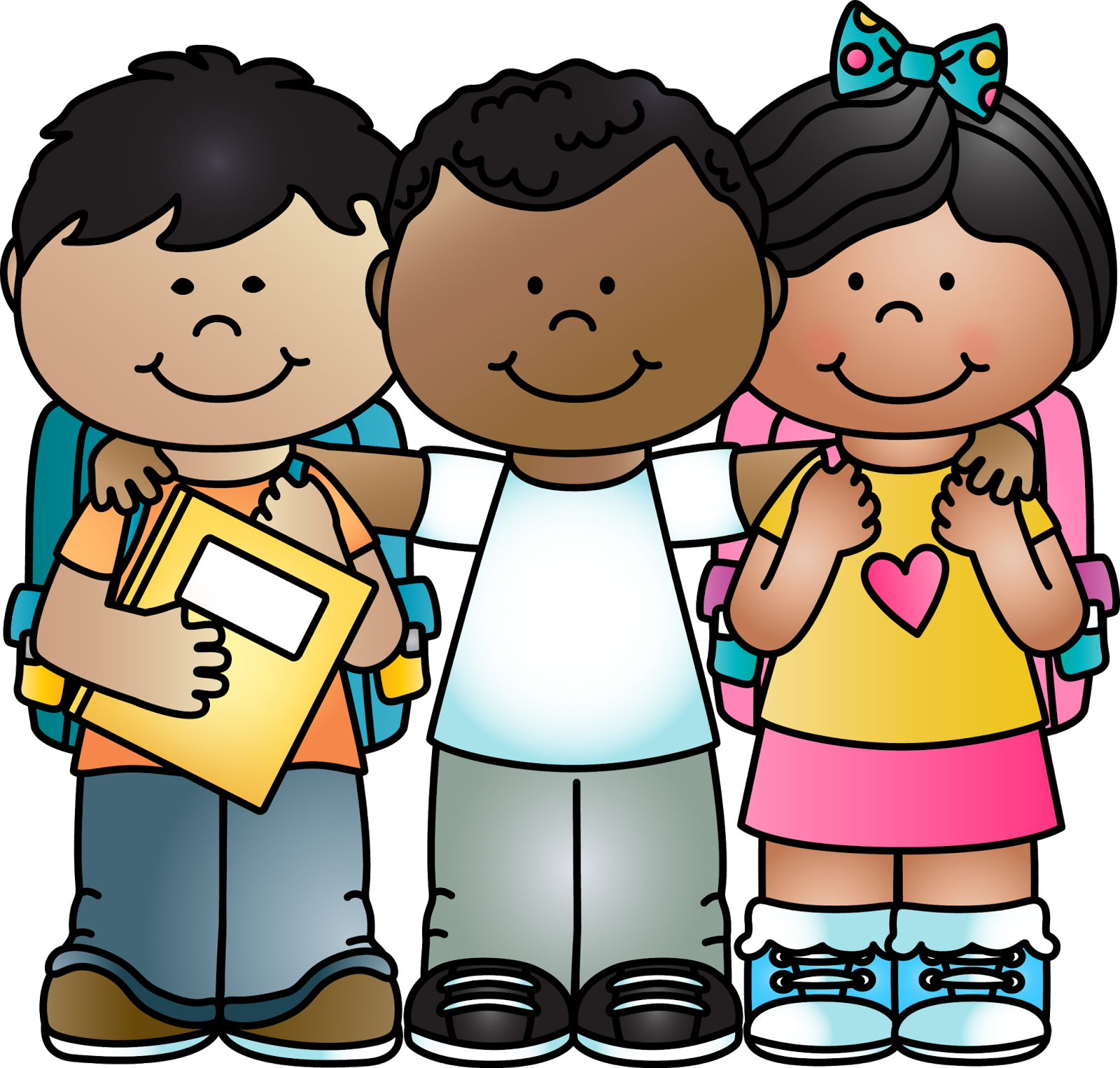 School Kid Clipart Daily Schedule In Spanish 1600x1525 Png 