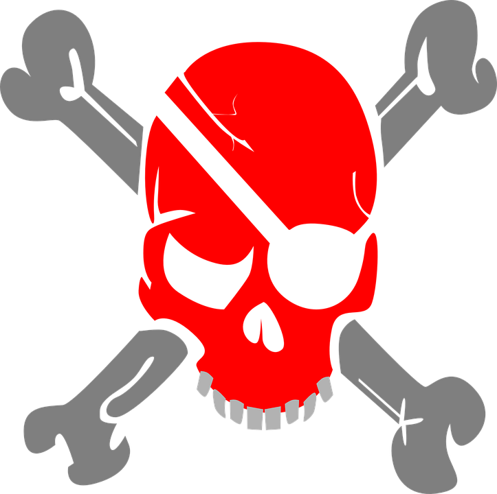 Eye Injury Cliparts 23, - Tengkorak Merah Png (723x720)