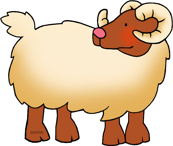 Animals Clip Art By Phillip Martin Ram Rh Animals Phillipmartin - Sheep (648x565)
