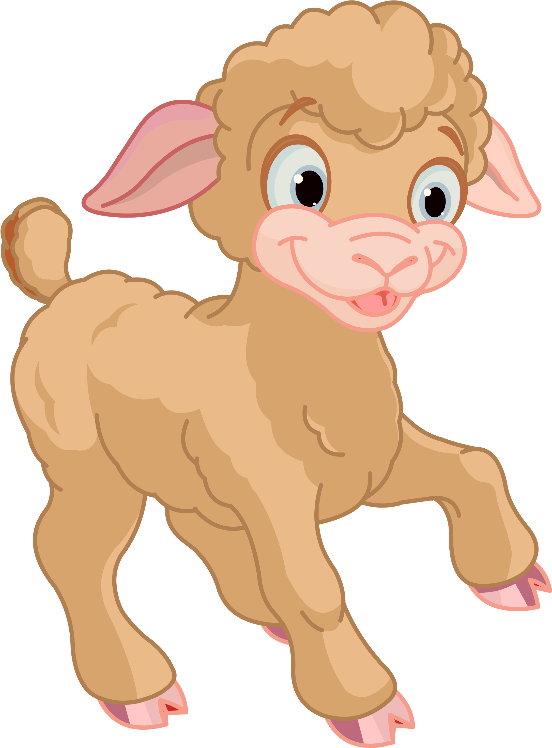 Sheep Clipart - Mary Had A Little Lamb Png (2520x3147)