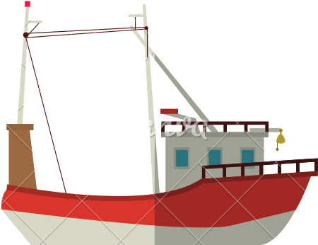 Fishing Boat Isometric 3d Icon On A White Background - Icon (550x550)
