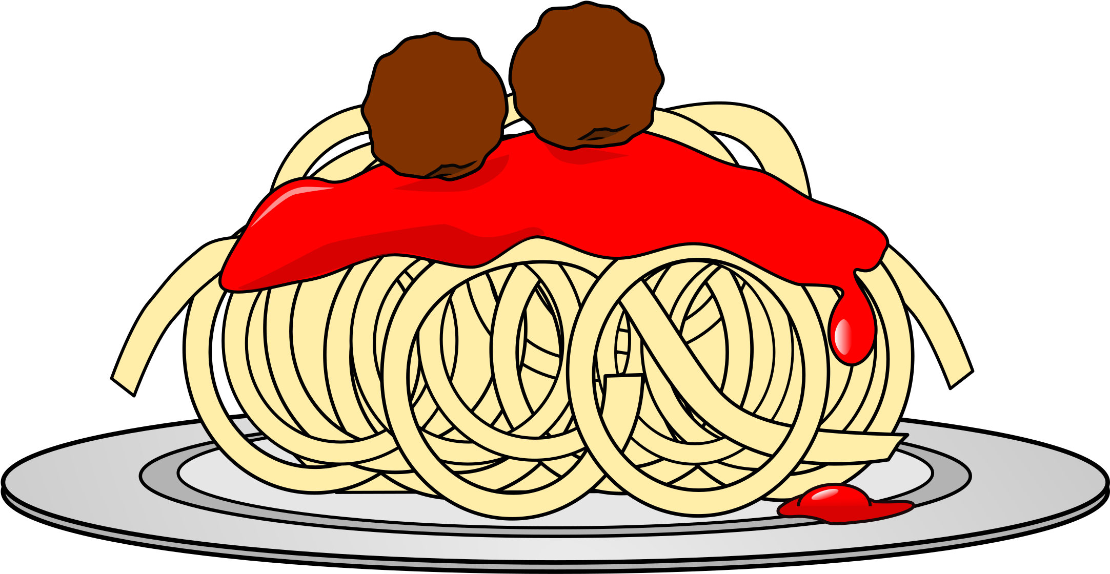This Free Icons Png Design Of Spaghetti And Meatballs - Spaghetti And Meatballs Clipart (2400x1800)