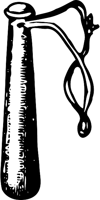 Stick, Outline, Police, Cartoon, Line, Art, Baton - Police Baton Clipart Black And White (320x640)
