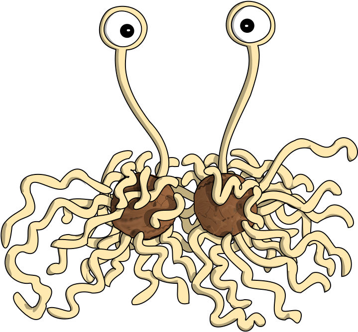 240 × 240 Pixels - Flying Spaghetti Monster (768x768)