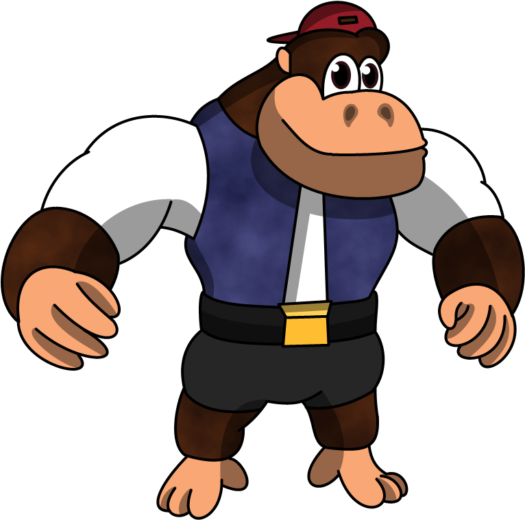 Tiny's Cousin, Chunky Kong Also Makes His Return After - Scrooge Mcduck (800x790)