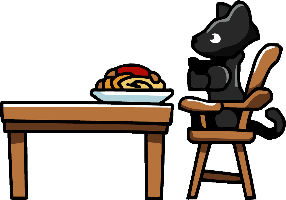 Spaghetti Cat - Scribblenauts Unlimited Cats (996x696)