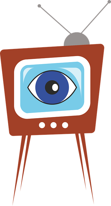Watching Tv Cliparts 6, Buy Clip Art - Television (387x720)