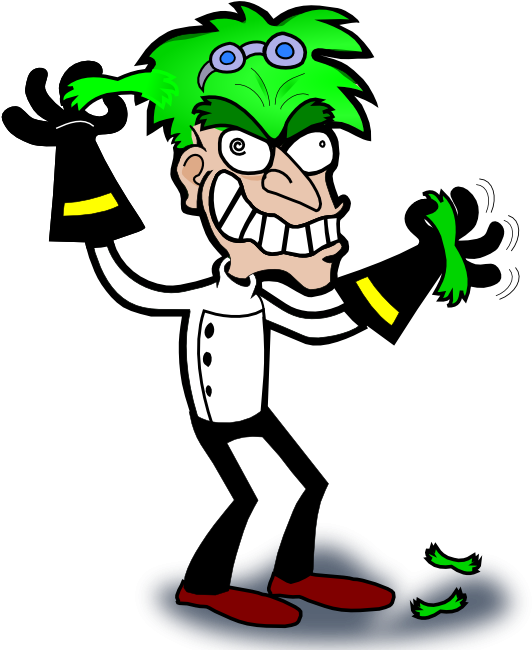 Free Mad Scientist Clip Art - Science (555x675)