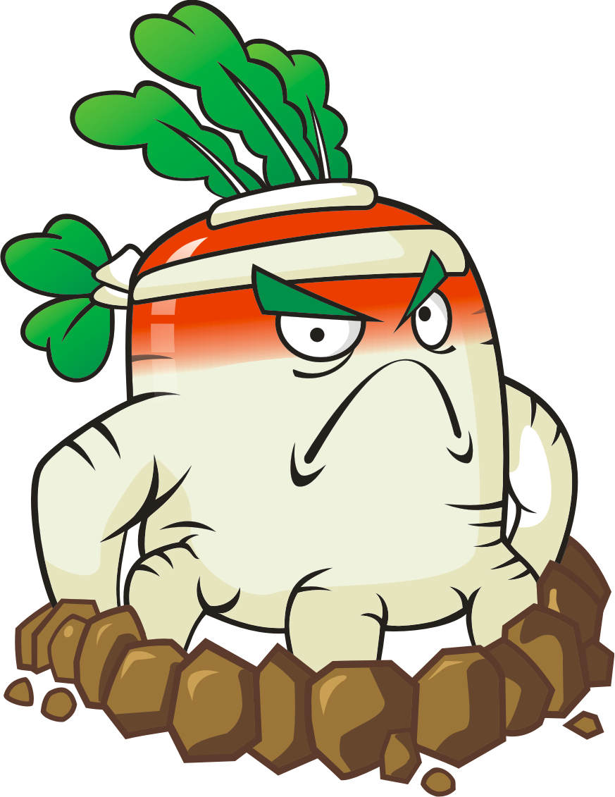 Mad Radish - Plant Vs Zombie 2 (873x1131)