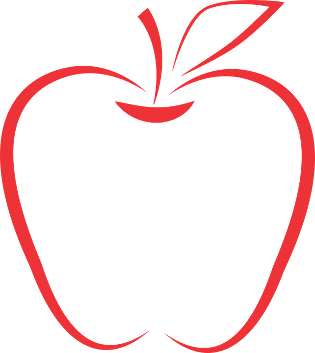 Teacher Apple Clipart 7, Buy Clip Art - Apple Graphic (642x720)