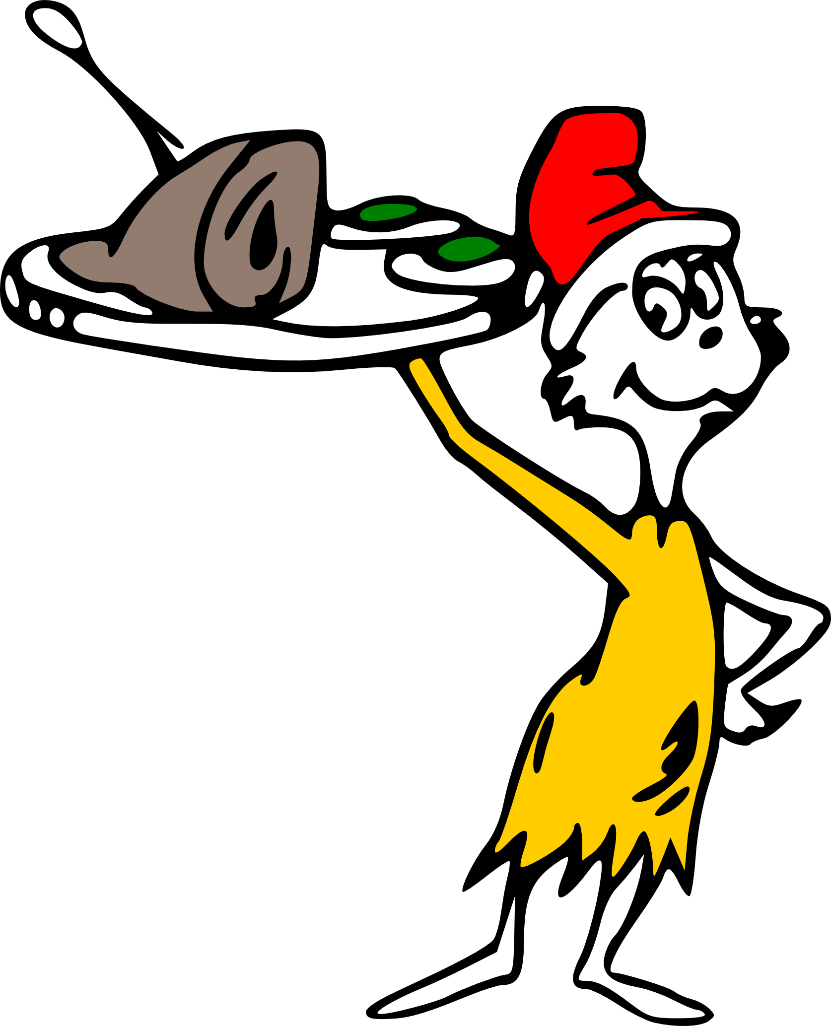 Wall Dr Seuss Sam I Am Character Kids Room Cartoon - Green Eggs And Ham (1674x2067)