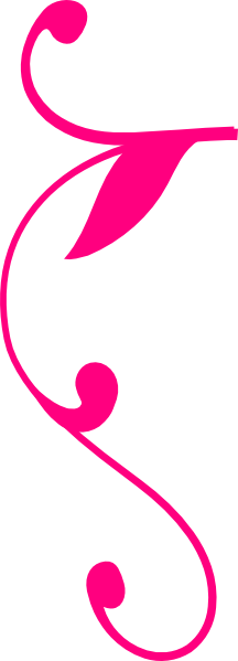 Pink Swirl Thing Clip Art - Clip Art (216x599)