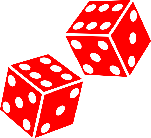 Six Sided Dice Clip Art At Clker - Dice Clip Art (600x546)