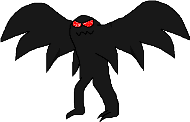 Moth Man Png Image - Portable Network Graphics (704x433)